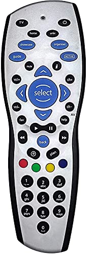 EHOP Compatible Remote for TATA SKY HD Plus Boxes with Recording feature (silver)