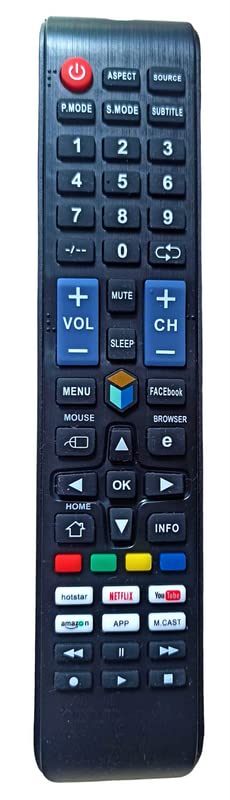 Ehop LED300 V.2 Universal Remote Control Compatible for Non Branded/Local/Chinese LED LCD Smart Tv