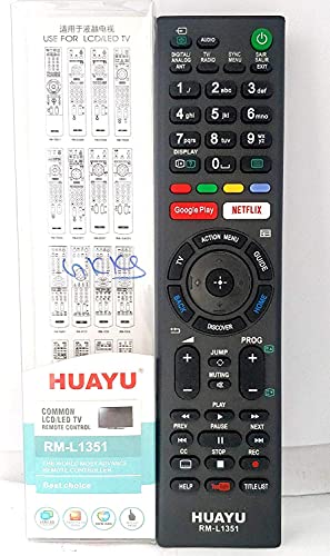 EHOP Compatible Remote Control for Sony LED/LCD/TV Universal Remote Control with All Functions for Sony Smart Tv (Google Play/Netflix/Home)