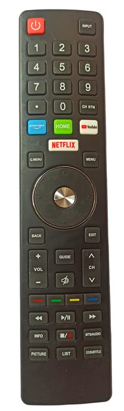 Ehop Compatible Remote Control for Kangaroo Smart Tv with Netflix and YouTube Function