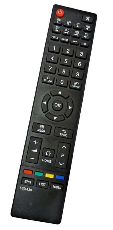 Ehop Compatible Remote Control for VU LED LCD TV (Please Match with Your Old Remote Before Placing Order)