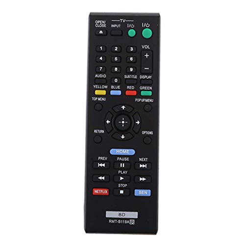 Ehop Compatible Remote for RMT-B119A for Sony BDP-BX18 BDP-S185 BLU-RAY DISC Player