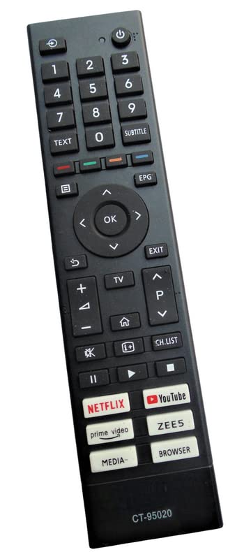 EHOP CT-95020 Compatible Remote Control for Toshiba Smart TV
