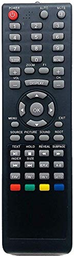 EHOP Compatible Remote Control for VU LED/LCD/HD TV Remote Control (Please Match The Image with Your Old Remote)