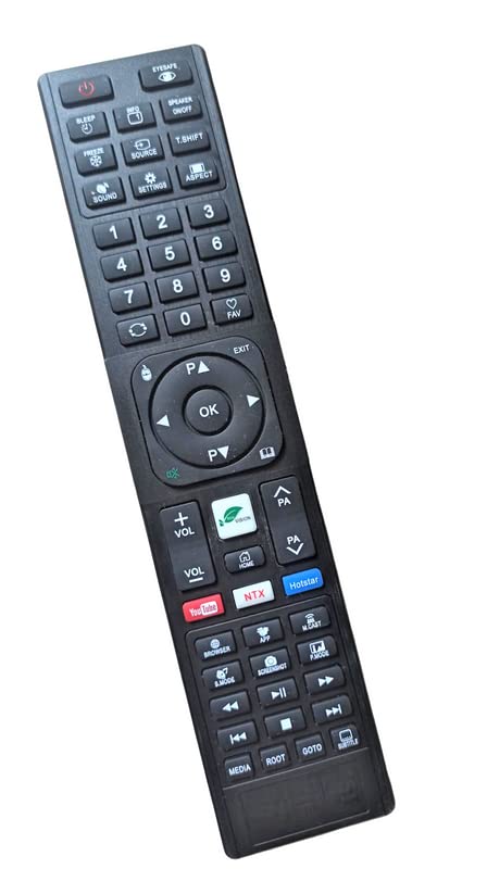 Ehop Universal Remote Compatible for Willet Smart TV with YouTube Netflix Functions Works with Most Willet Smart TVs