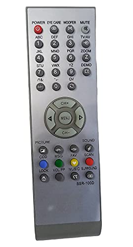 Ehop Universal Remote Compatible for Sansui CRT TV Remote Control SSR-100D SS14