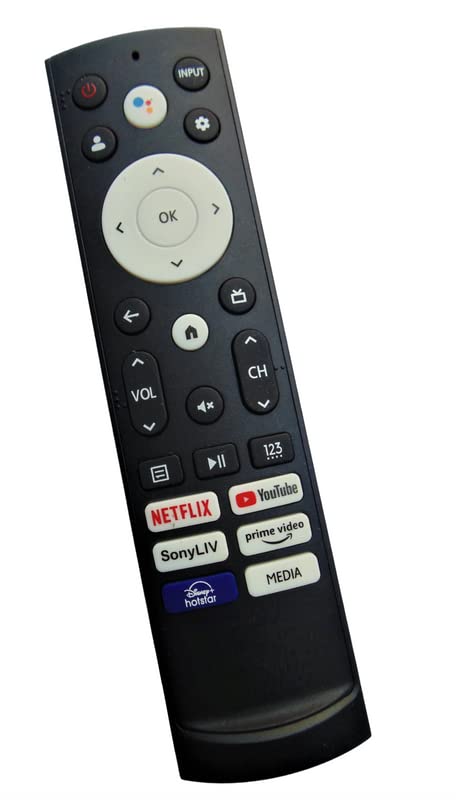 Ehop ERF3T920H Compatible Remote Control for VU Smart TV (Without Voice Function)
