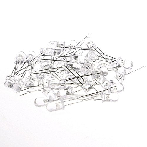 Ehop B00C743105 Component7 Light Emitting Diode, LED (5mm, White, 100 Pieces)