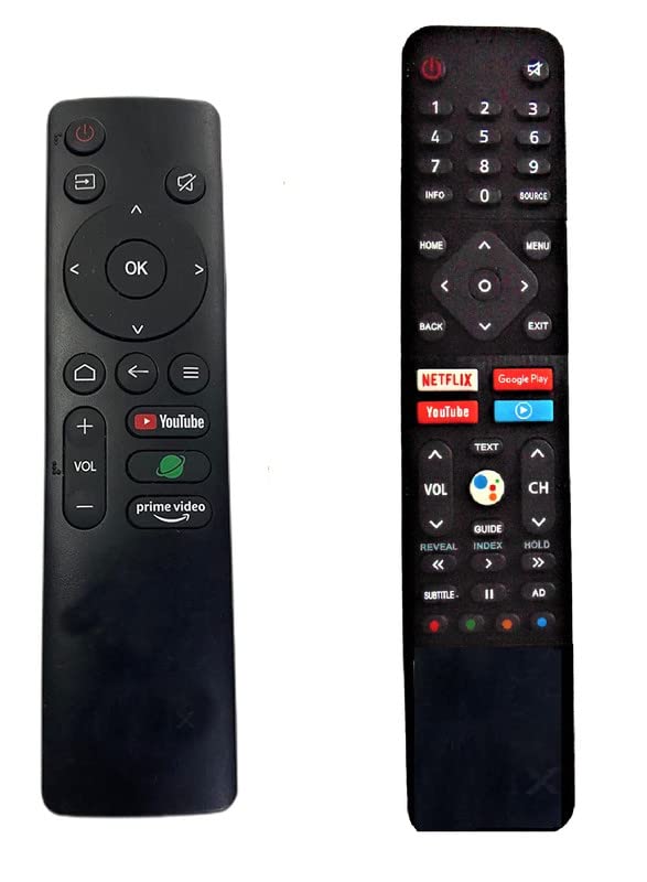 Ehop Compatible Remote Control for Infinix, Thomson and Llyod Smart TV with YouTube and Primevideo Function