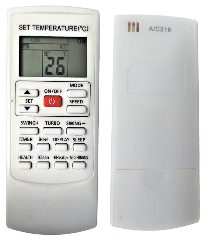 Ehop Compatible Remote Control for Bluestar Air Conditioner VE-218 (Please Match The Image with Your Old Remote)