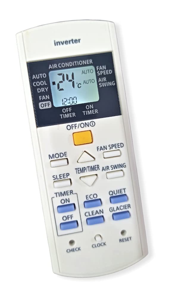 Ehop 29E Compatible Remote Control for Sanyo Inverter Ac (Please Match Image with Your Old Remote, It Should be Same)