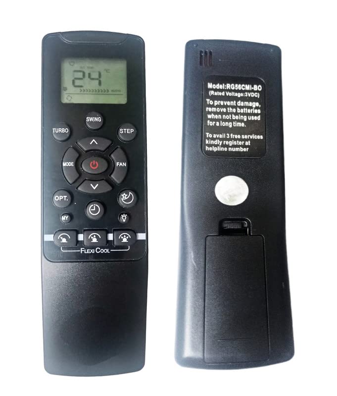 Ehop Compatible Remote Control for Carrier Ac with Flexicool Buttons VE-235 A (Exactly Same Remote Will Only Work)