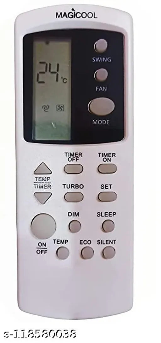 AC-210 Compatible Remote Control for Whirlpool Magicool Split AC with Silent Function MGCL DLX 3S