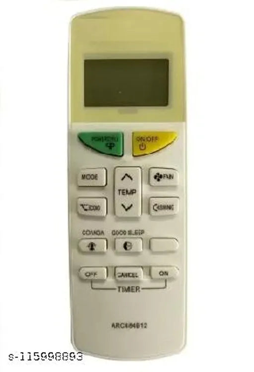 AC Remote Control ARC484B12 132D Compatible for AC (White) Daikin Remote Controller (White)