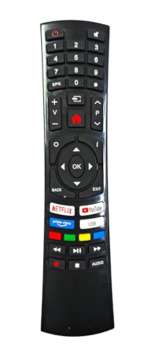 Ehop Compatible Remote Control for Onida Smart Tv with YouTube Netflix Functions