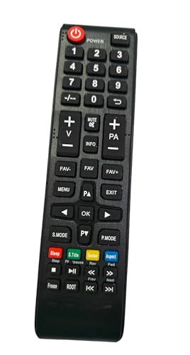Ehop Compatible Remote Control for Blueberrys LED LCD TV (Old Remote M ...