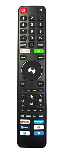 Ehop Compatible Remote Contol for Toshiba Smart Tv(Please Match Your Old Remote Before Placing Order only Same Remote Will Work)