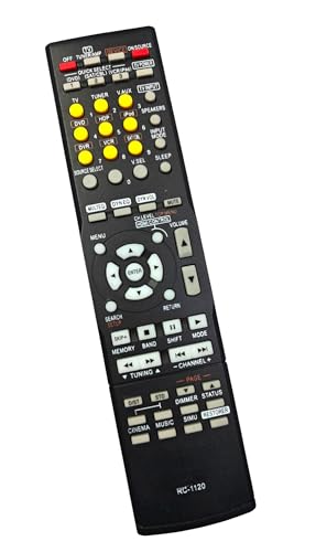 Ehop RC-1120 Compatible Remote Control for Denon AV Receiver RC1120 Fit for AVR-590 AVR-591 AVR390 DHT590BA AVR-1610 AVR-391