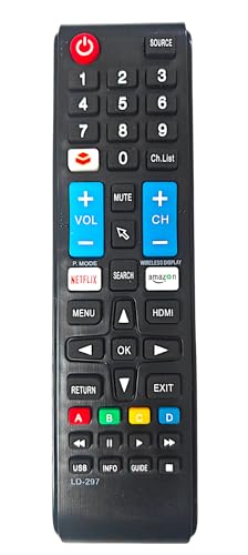 EHOP Compatible Remote Control for Chinese Assembled Smart TV (Please Match Image with Your Old Remote, Only Same Remote Will Work)