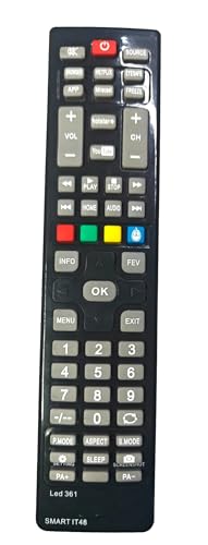 Ehop LED-361 Universal Compatible Remote Control for Local Chinese LED LCD (Please Match Your Old Remote with Given Image, Old Remote Must Be Exactly Same for it to Work)