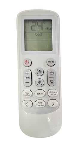 Ehop Compatible Remote Control for Samsung AC AC-144E