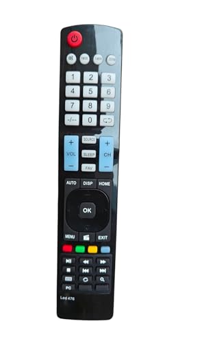 Ehop Compatible Remote Control for Chinese, Unbranded Assembled led LCD tv (Old Remote Must be Exactly Same for it to Work)