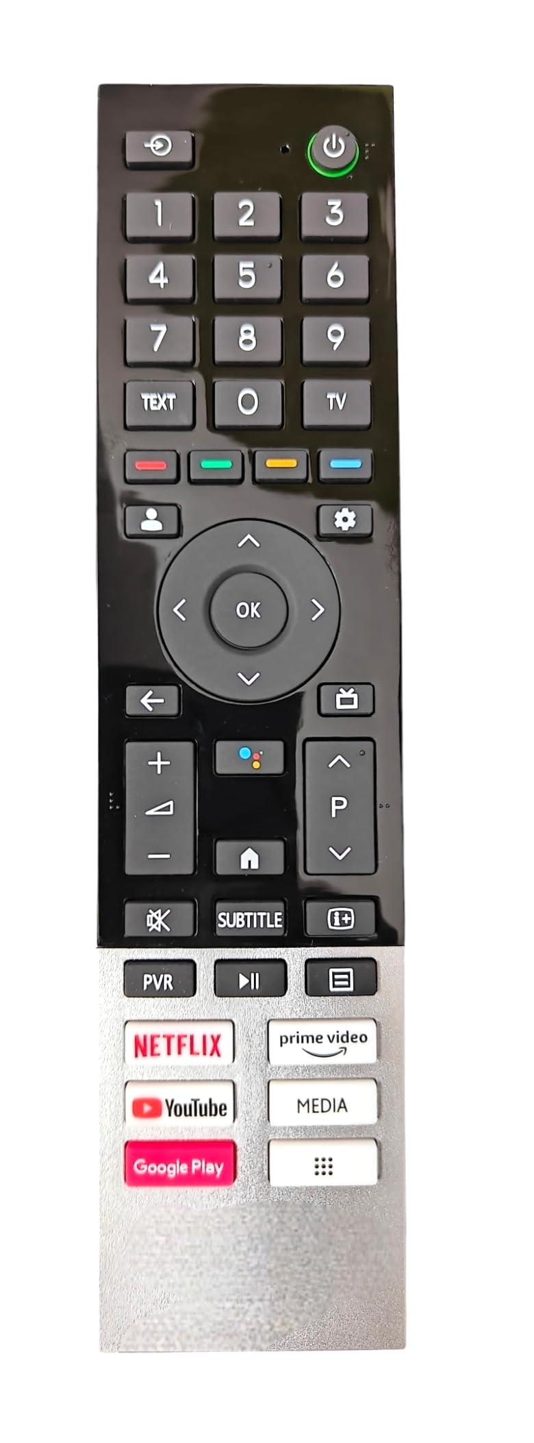 Ehop CT-95022 Compatible Remote Control for Toshiba Smart tv with Google Voice Search C350MP Series 43C350MP 50C350MP 55C350MP 65M550LP 75C350MP Smart 4K Model's (Bluetooth Remote)