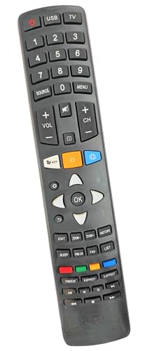 Ehop Compatible Remote Control for Micromax Smart LCD LED TV Remote (Black, Micro AH B)