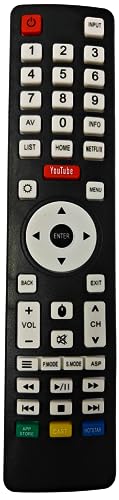 Ehop Compatible Remote Control for Oscar Smart TV with YouTube and hotstar Function