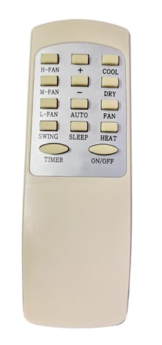 Ehop Compatible/Replacement for Lloyd AC Remote Control with H-Fan Function AC-54D (Exactly Same Remote Will Only Work)