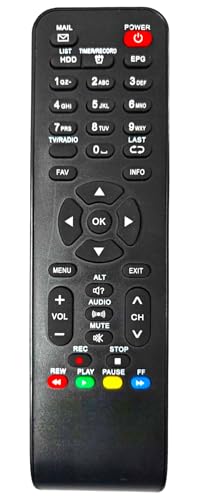 Ehop Compatible Remote Control for Sun Direct HD Set Top Box with Mail Function