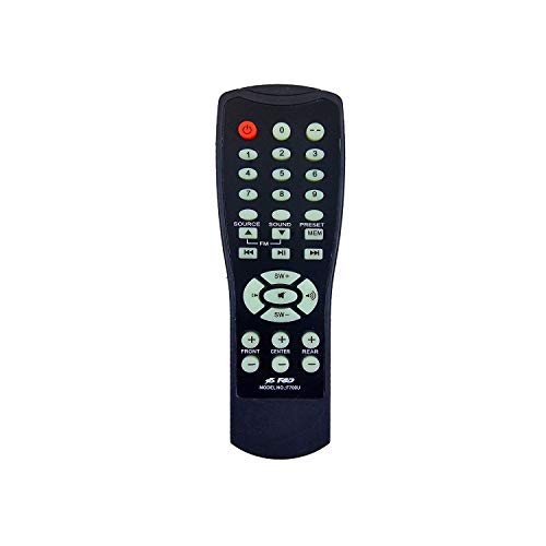 EHOP Compatible with F&D Home Theater System Remote F700U (Please Match The Image with Your Old Remote)