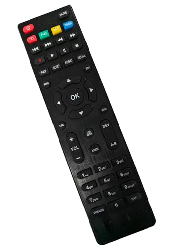 Ehop Compatible Remote Control for Solid HD Set-Top BoxesHDS2-6033, HDS2-6024, HDS2-6141, HDS2-6141Pro, HDS2-6303, HDS2-6303Pro, HDS2-6363, HDS2-6042, HDS2-6105, HDS2-6069, HDS2-6150, HDS2-6312