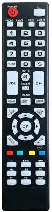 Ehop Compatible for LED/LCD/HD TV Remote Control Mitashi Remote Controller  (Black)