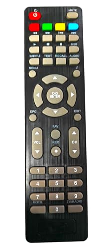 Ehop Compatible Remote Control for OVT MELBORN Free Dish DTH (with WiFi) Remote (Exactly Same Remote Will Only Work)