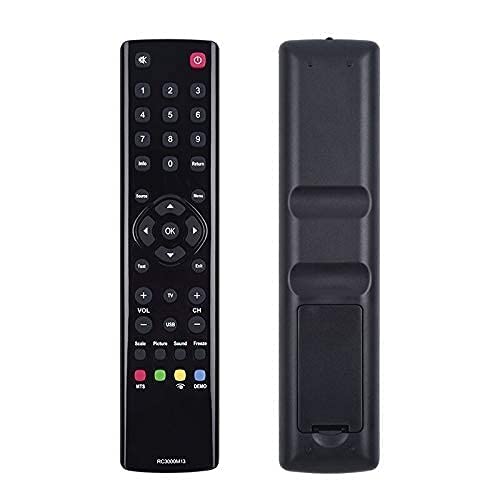 EHOP RC3000M13 Compatible Remote Control for Rowa LED LCD TV(Please Match The Image with Your Old Remote it mustbe Exactly Same for it to Work)