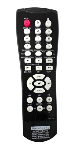 Ehop Universal Home Theater Remote Control Compatible for F&D F700U / F700UF / F3000U / A530U / A555U / A-111U / F-900U / F6000U F & D Home Theater