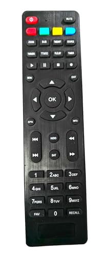 Ehop Compatible Remote Control for Swaroop DTH Setup Box STC H-500 Free Set top Box Remote(Old Remote Must be Same for it to Work)