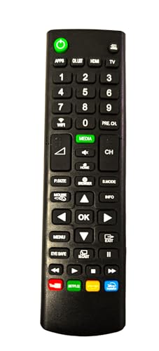 Ehop Compatible Remote Control for Murphy Smart LED LCD TV with WiFi Function(Without Voice Function)