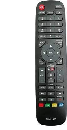 EHOP RM-L1535 HTR-A10 HTR-A18H HTR-A18EN HTR-A18E HTR-D18A Led LCD Smart Tv Remote Controller (Black)