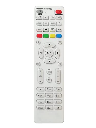 Ehop Remote Set Top Box Remote Control Compatible with Videocon D2H