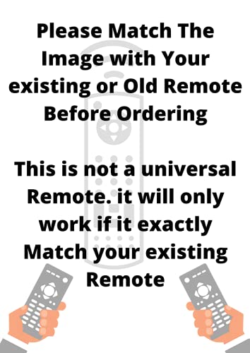 Ehop Universal Remote Controller Remote for LED LCD 3D Smart TV with Netflix, My APP, Home Buttons