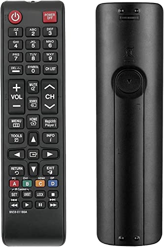 Ehop BN59-01180A Compatible Remote for Samsung HD TV TM1240A DH40D DH48D DH55D DM32D DM40D DM48D DC48E-M DC55E-M DC40E-H DC48E-H ED75E ML32E ML55E EM65E EM75E DC32E DC40E DC48E DC55E DC32E-M DC40E-M