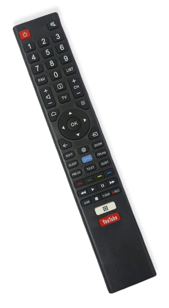 Ehop Compatible Remote Control for BPL Android Smart TV with YouTube Function