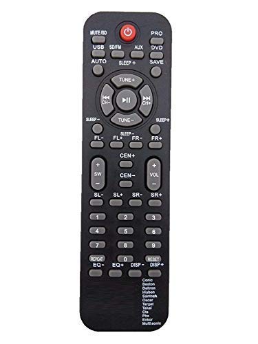 EHOP Universal Compatible 12 in 1 True ONE Home Theater System Remote Control for ENKOR Home Theater