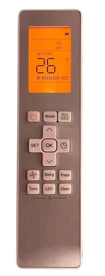 Ehop RG10A(F2S)/BGEF Compatible Remote Control for Media Air Conditioner