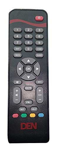 EHOP Universal Compatible Den Set Top Box Remote (Black)