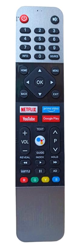 Ehop Compatible Remote Control for Motorola Smart TV Without Voice Function