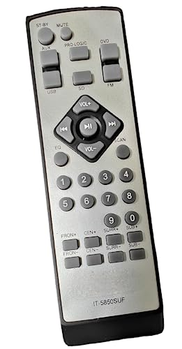 Ehop IT-5850SUF Compatible Remote Control for Intex Home Theater System