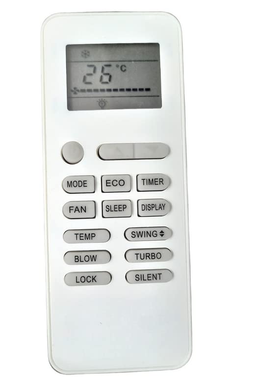 Ehop Compatible Remote Control for Godrej Air Conditioner with Lock Siletnt Buttons VE-221 (Old Remote Must be Same for it to Work)